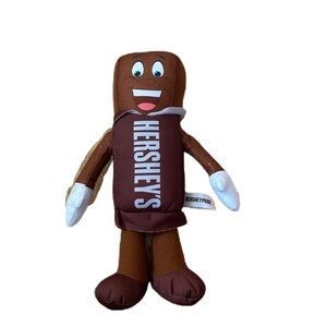 Hershey Chocolate Bar Plush Stuffed Animal Brown Toy